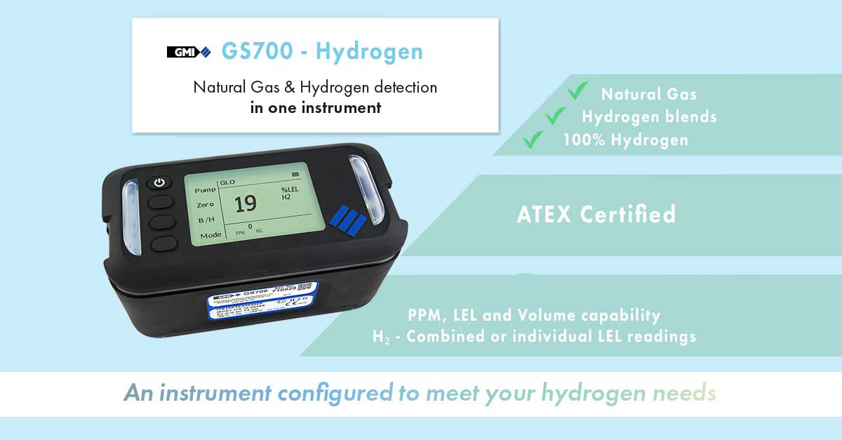 Natural gas and hydrogen detection in one instrument