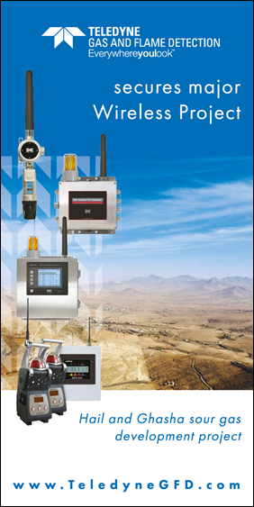 Gas detection products with desert background
