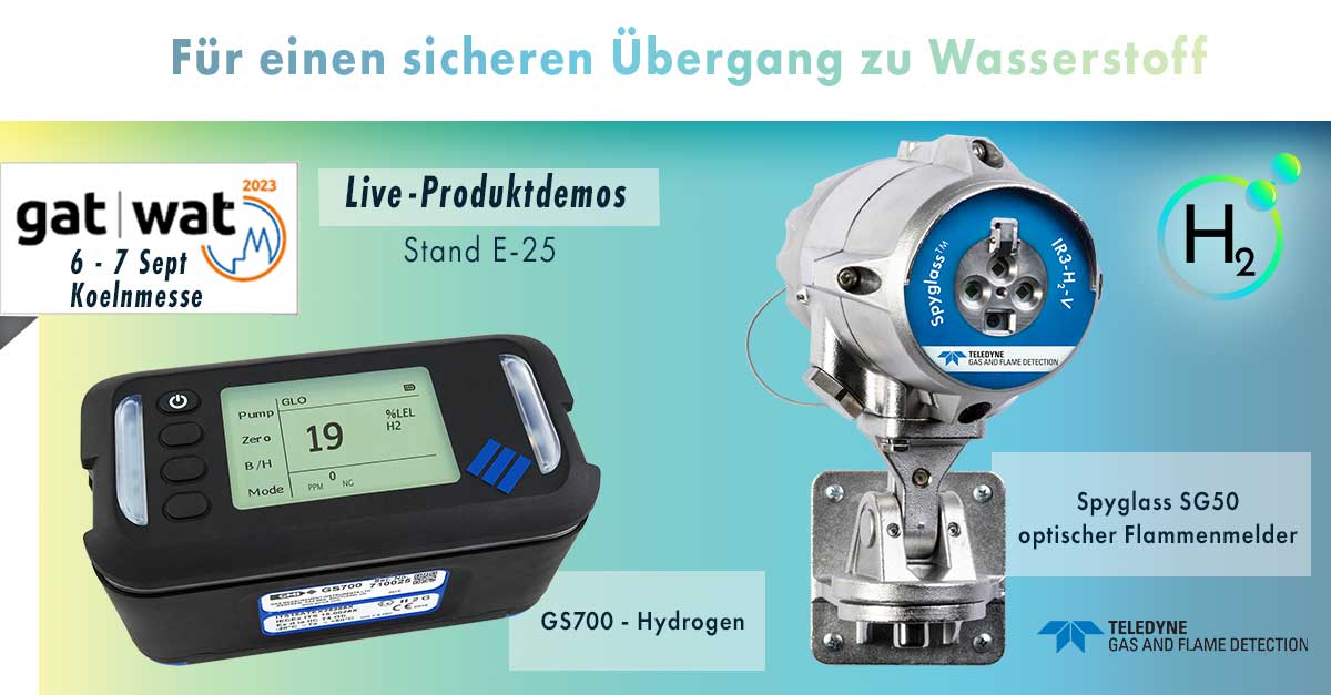 GS700 Wasserstoff und Spyglass optischer Flammenmelder